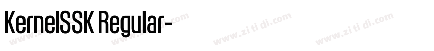KernelSSK Regular字体转换 KernelSSK Regular字体转换